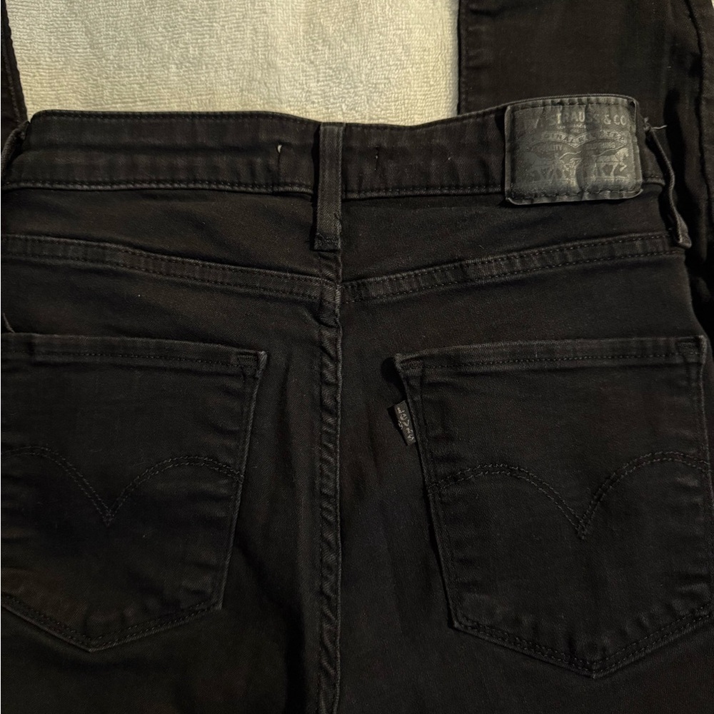 Levi's Women's High Rise Black Jeans